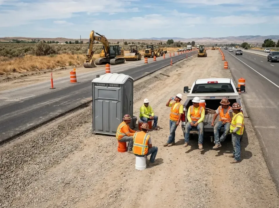 highway-road-construction-crew-007 — frequently asked questions, Porta Potty and Restroom Rentals in Piney, AR